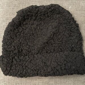 INC Black Sherpa hat